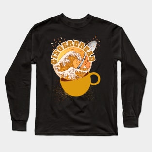 Gingerbread Spice. Spoon Overboard and Great Wave of Holiday Coffee Style Long Sleeve T-Shirt